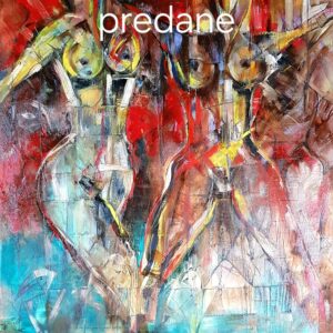 Obraz „Fury in Motion" (Moderné abstraktné umenie) (100×100 cm)