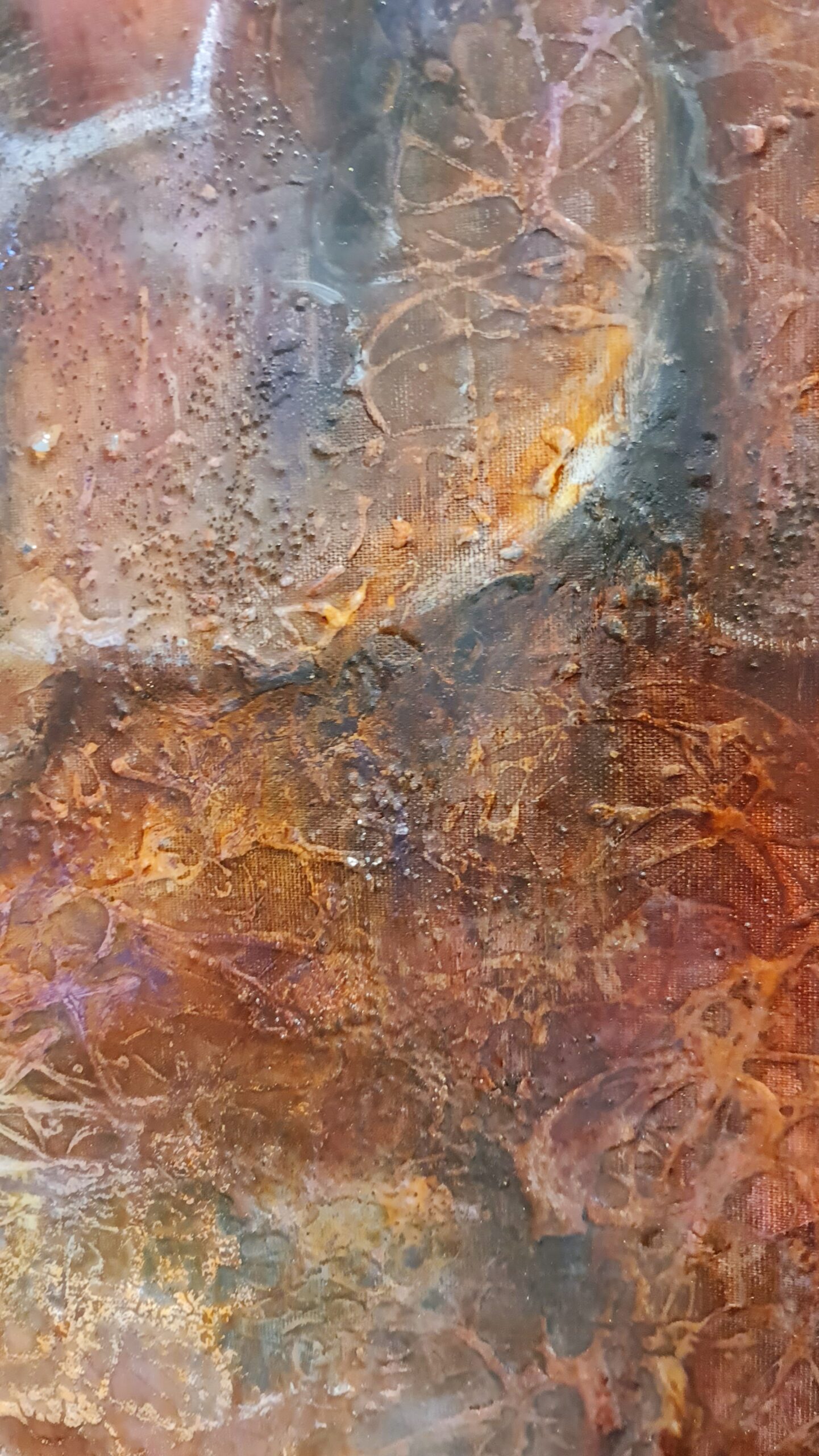 Obraz INTIMATIVE TOUCHES – moderné abstraktné figuratívne umenie (100×100 cm) – Obrázok 6