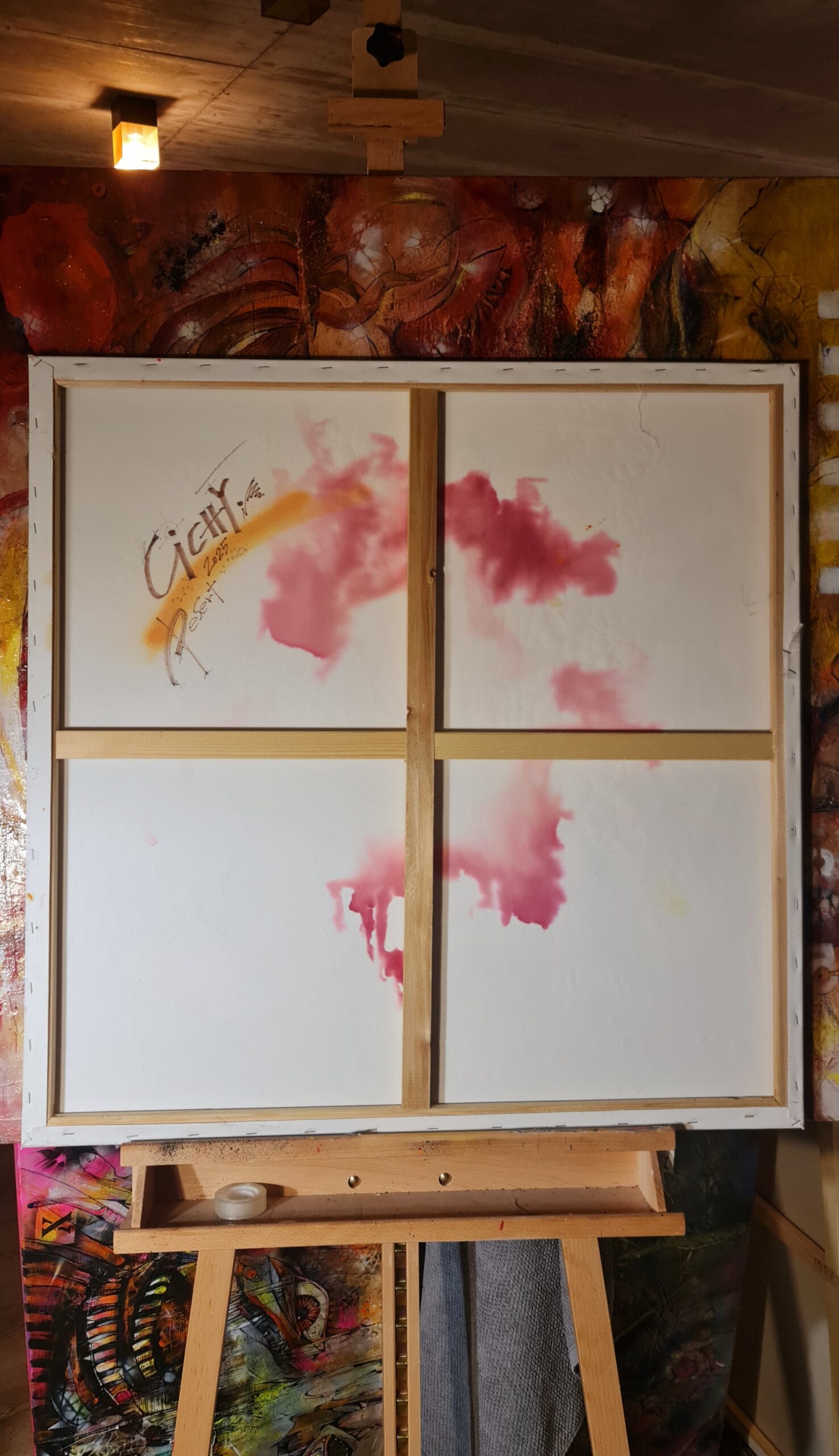 Obraz DESERT – moderné abstraktné umenie (80×80 cm) – Obrázok 5
