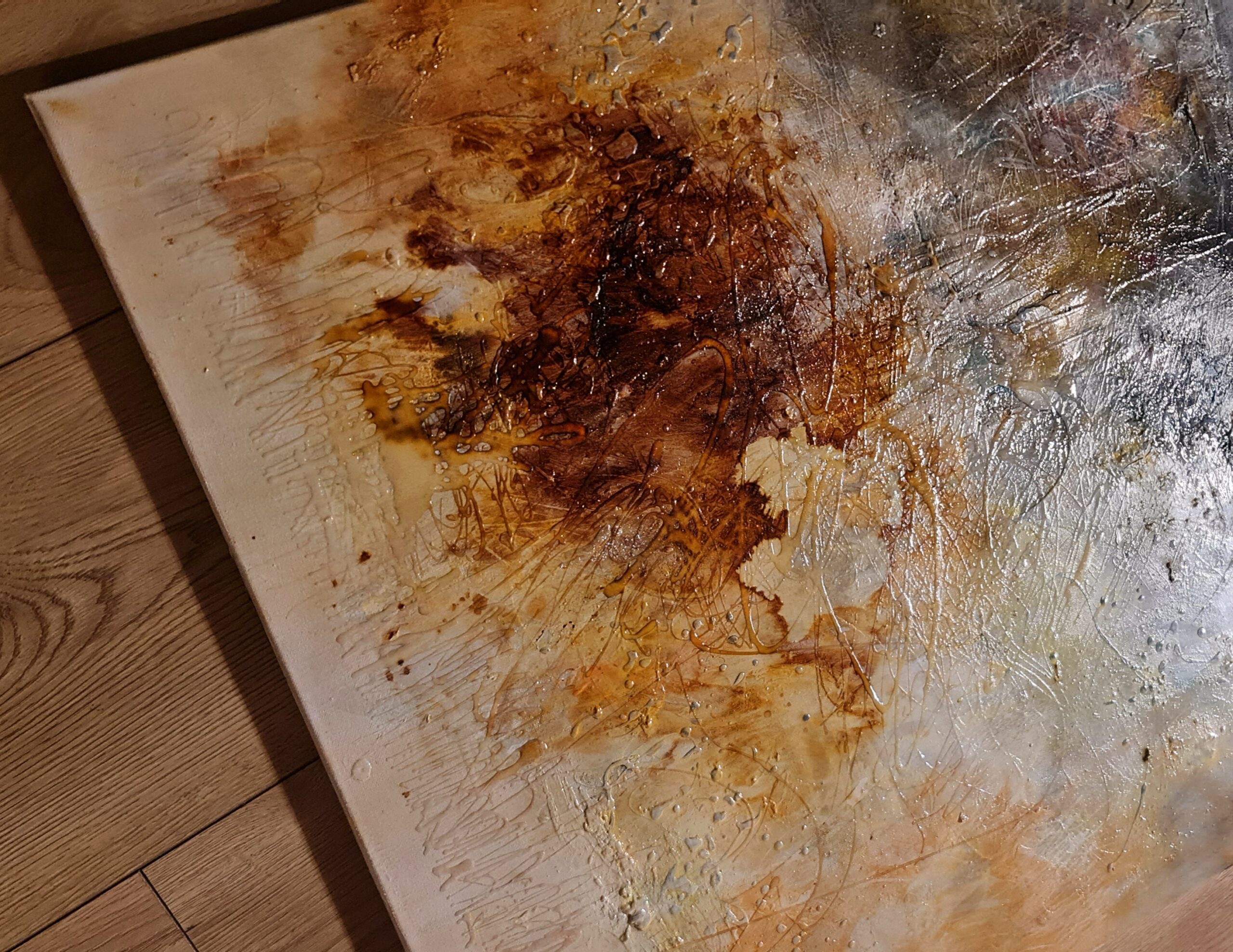 Obraz DESERT – moderné abstraktné umenie (80×80 cm) – Obrázok 7