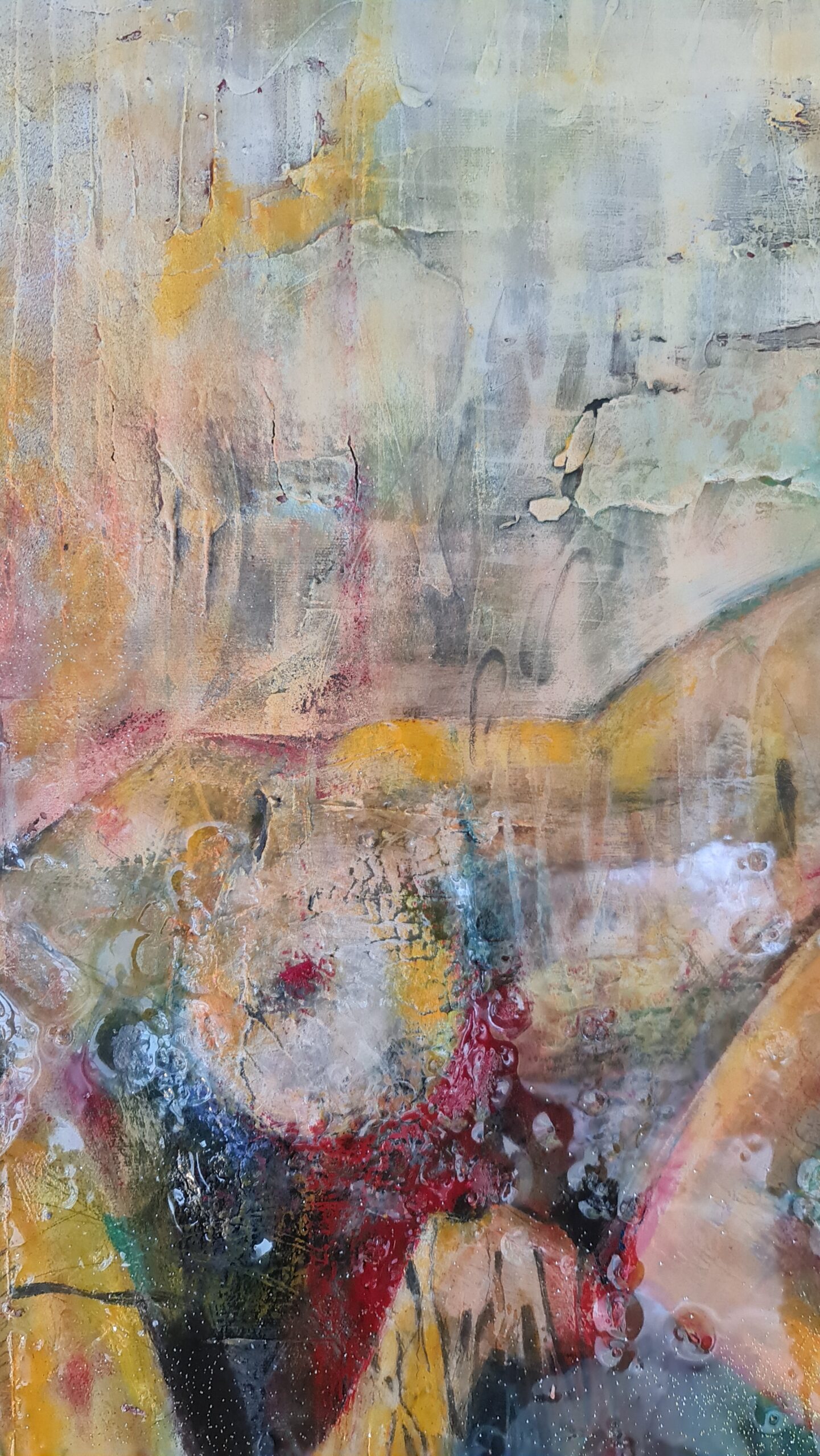 Obraz FOUR LAID ROUNDS – moderné abstraktné umenie (140×140 cm) – Obrázok 5