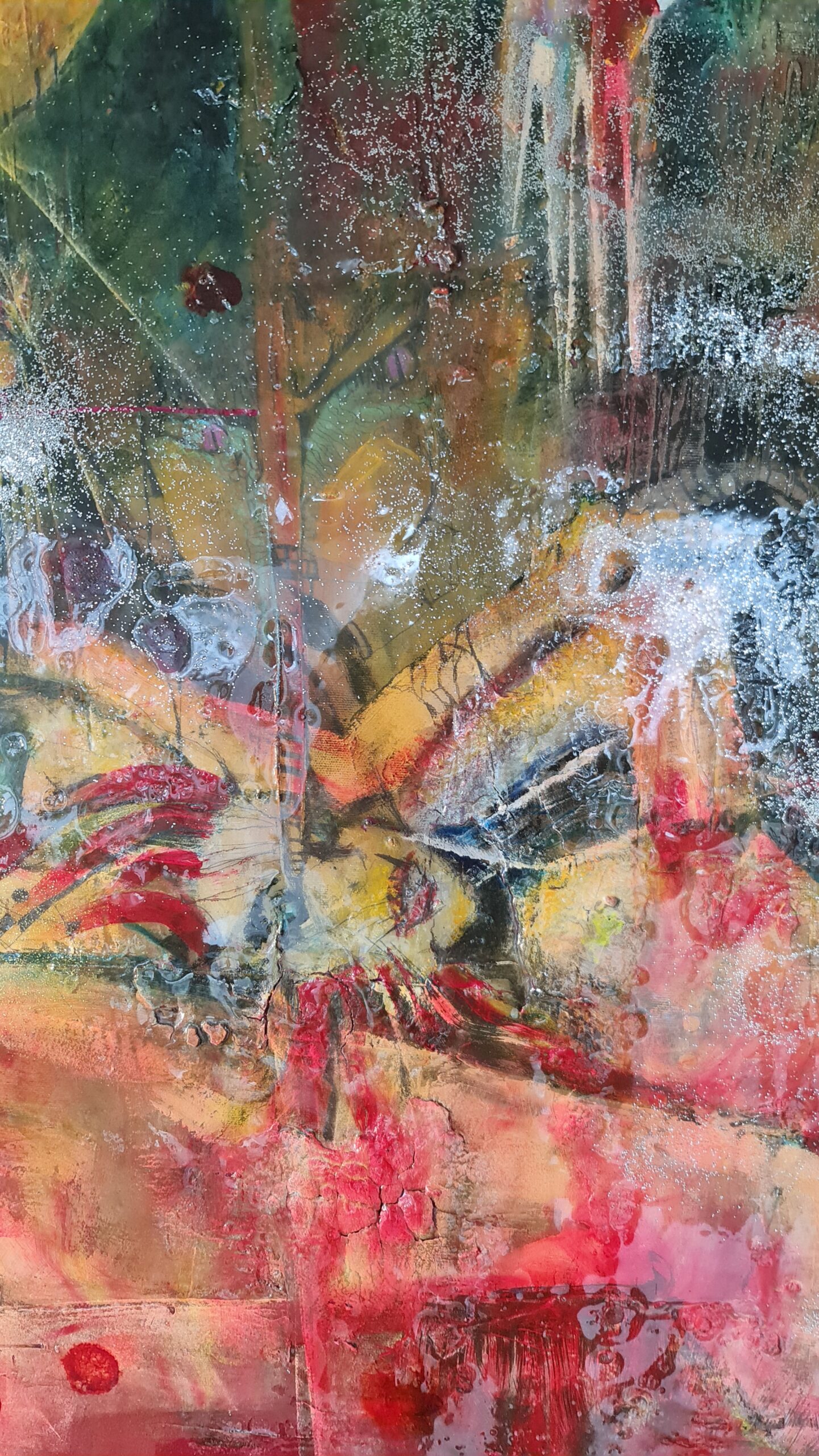 Obraz FOUR LAID ROUNDS – moderné abstraktné umenie (140×140 cm) – Obrázok 7