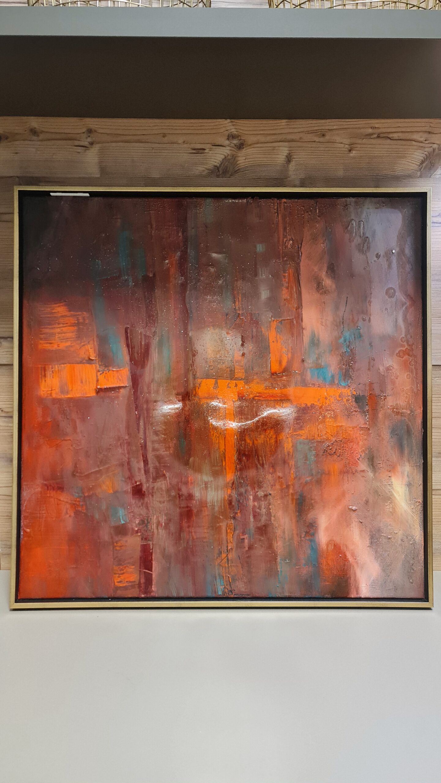 Obraz ABSTRACT 1 – moderné abstraktné umenie (80×80 cm) – Obrázok 3