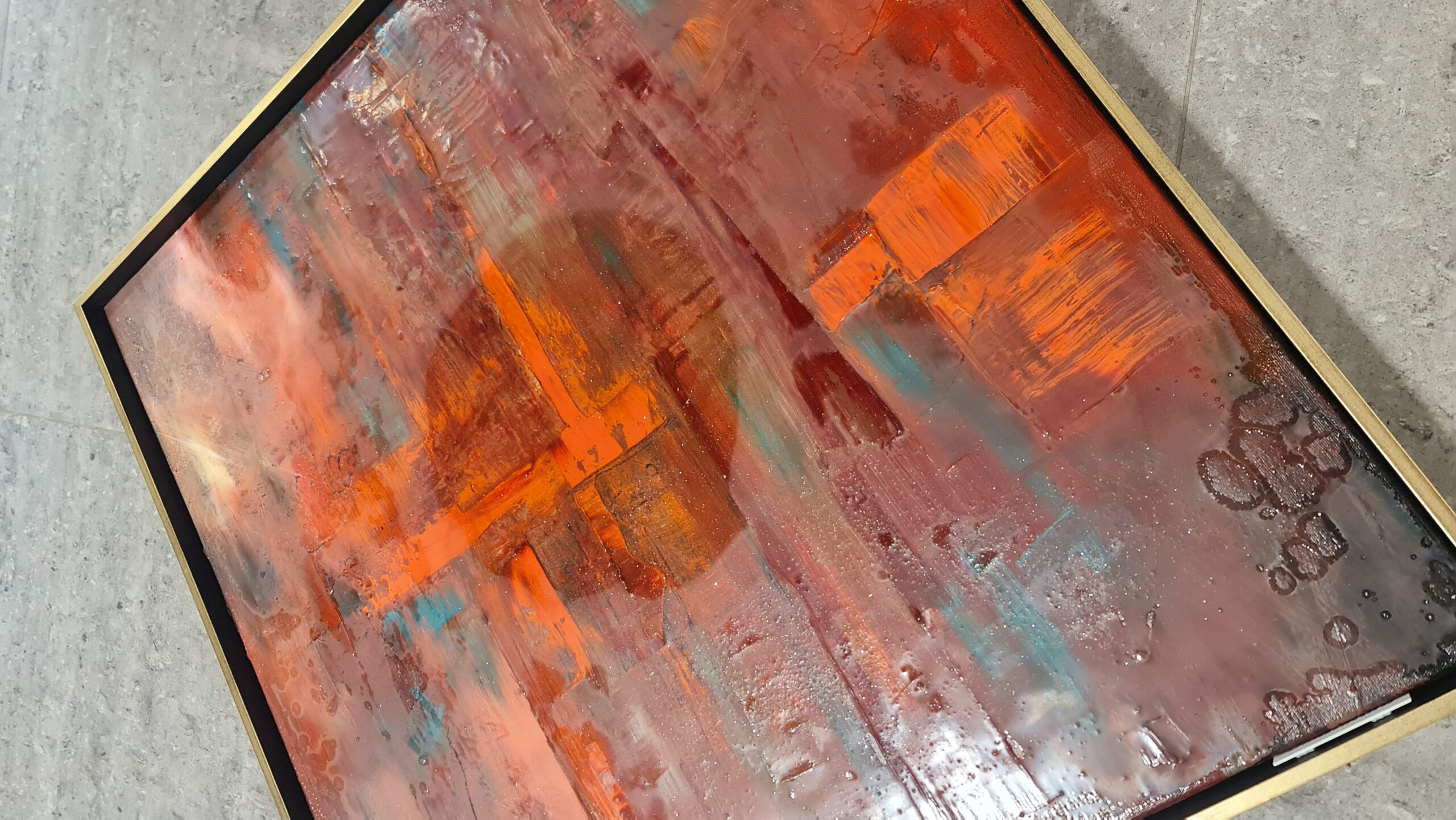Obraz ABSTRACT 1 – moderné abstraktné umenie (80×80 cm) – Obrázok 7