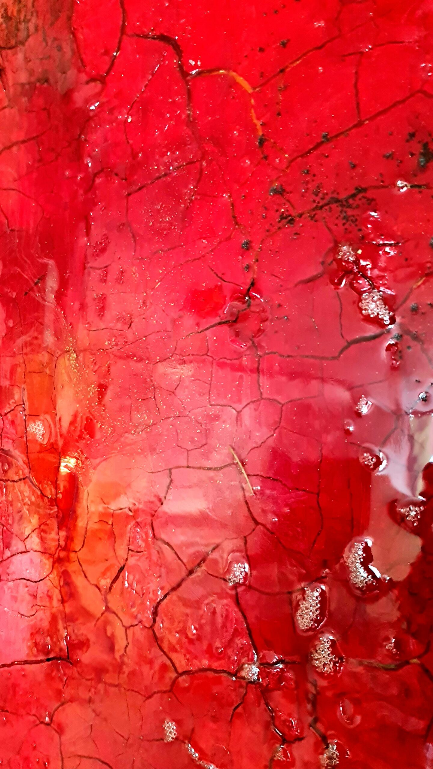 Obraz CRIMSON RUPTURE – moderné abstraktné umenie (90×120 cm) – Obrázok 8