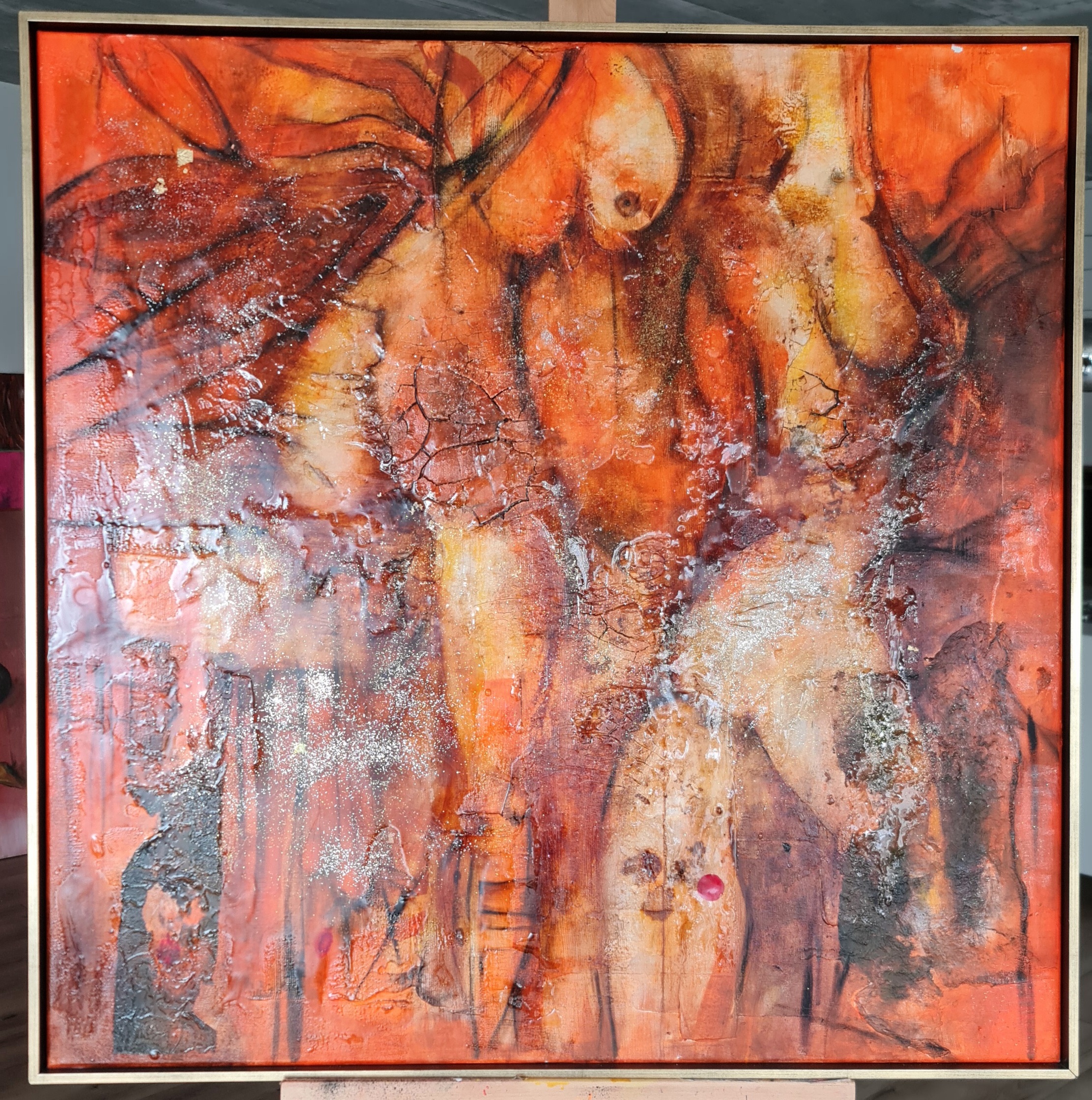 Obraz ARCHETYPE – moderné abstraktné umenie (100×100 cm) – Obrázok 2