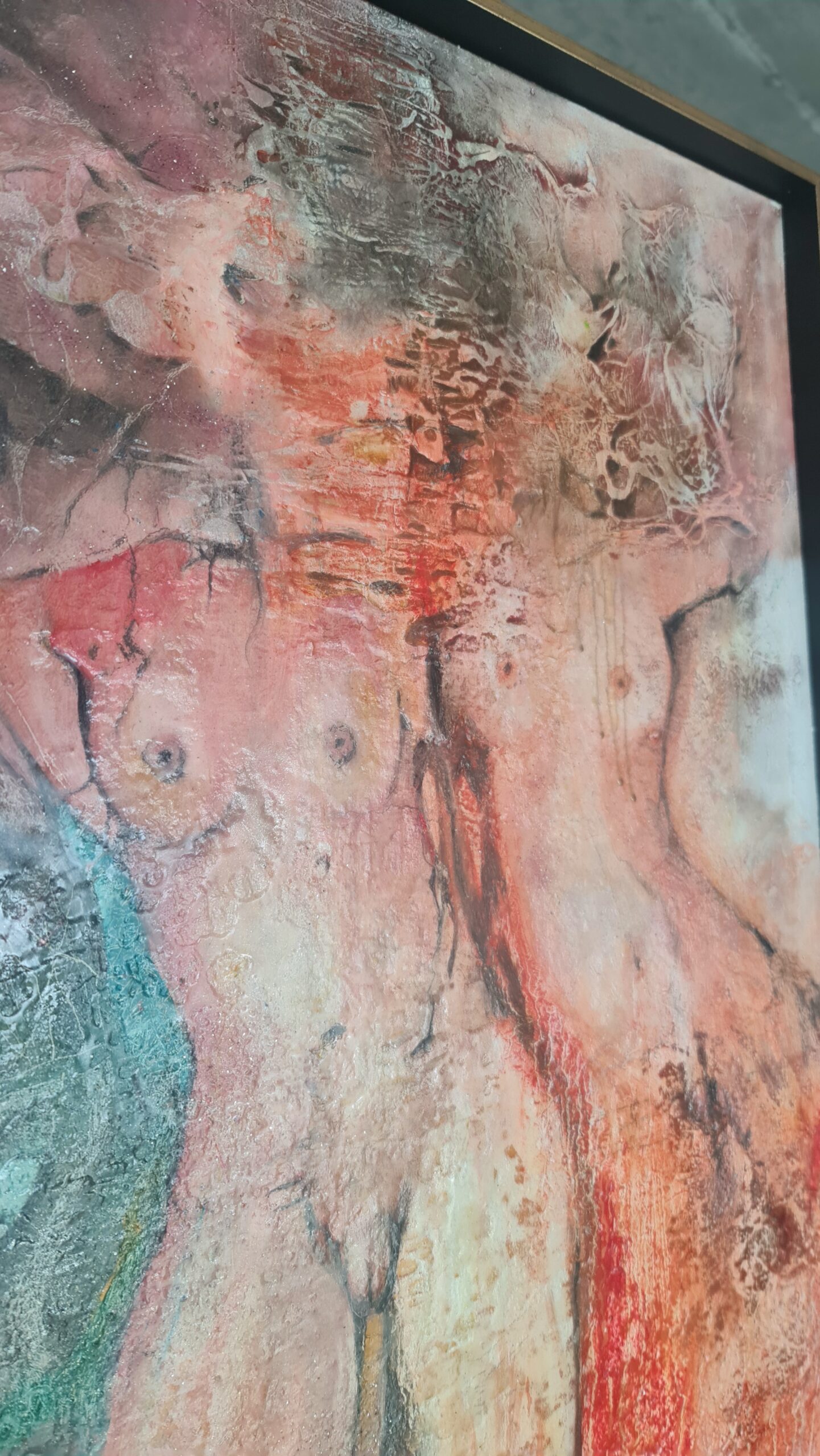 Obraz THE BODY AS A TESTIMONY – moderné figuratívne abstraktné umenie (70×100 cm) – Obrázok 8
