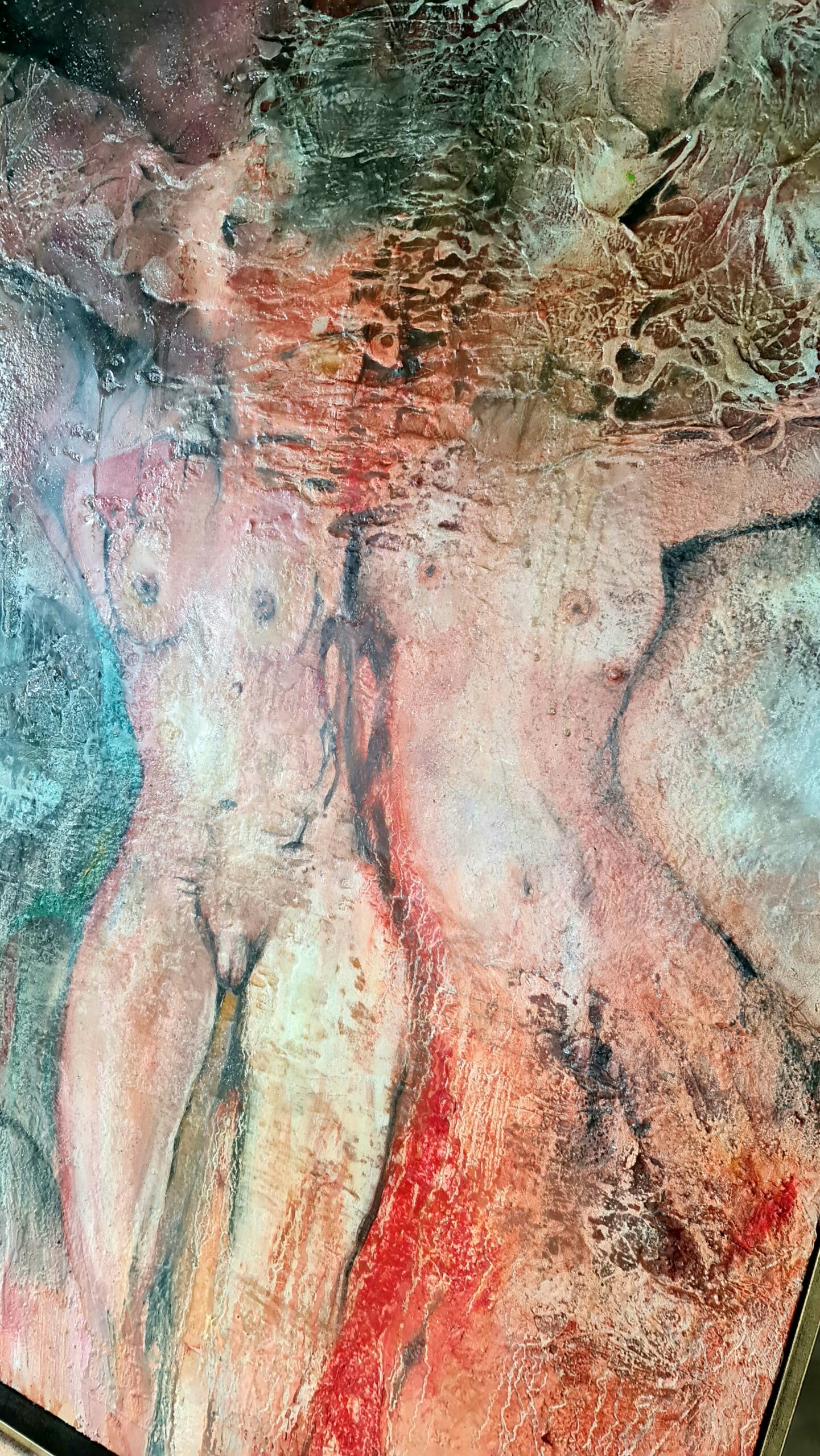 Obraz THE BODY AS A TESTIMONY – moderné figuratívne abstraktné umenie (70×100 cm) – Obrázok 9