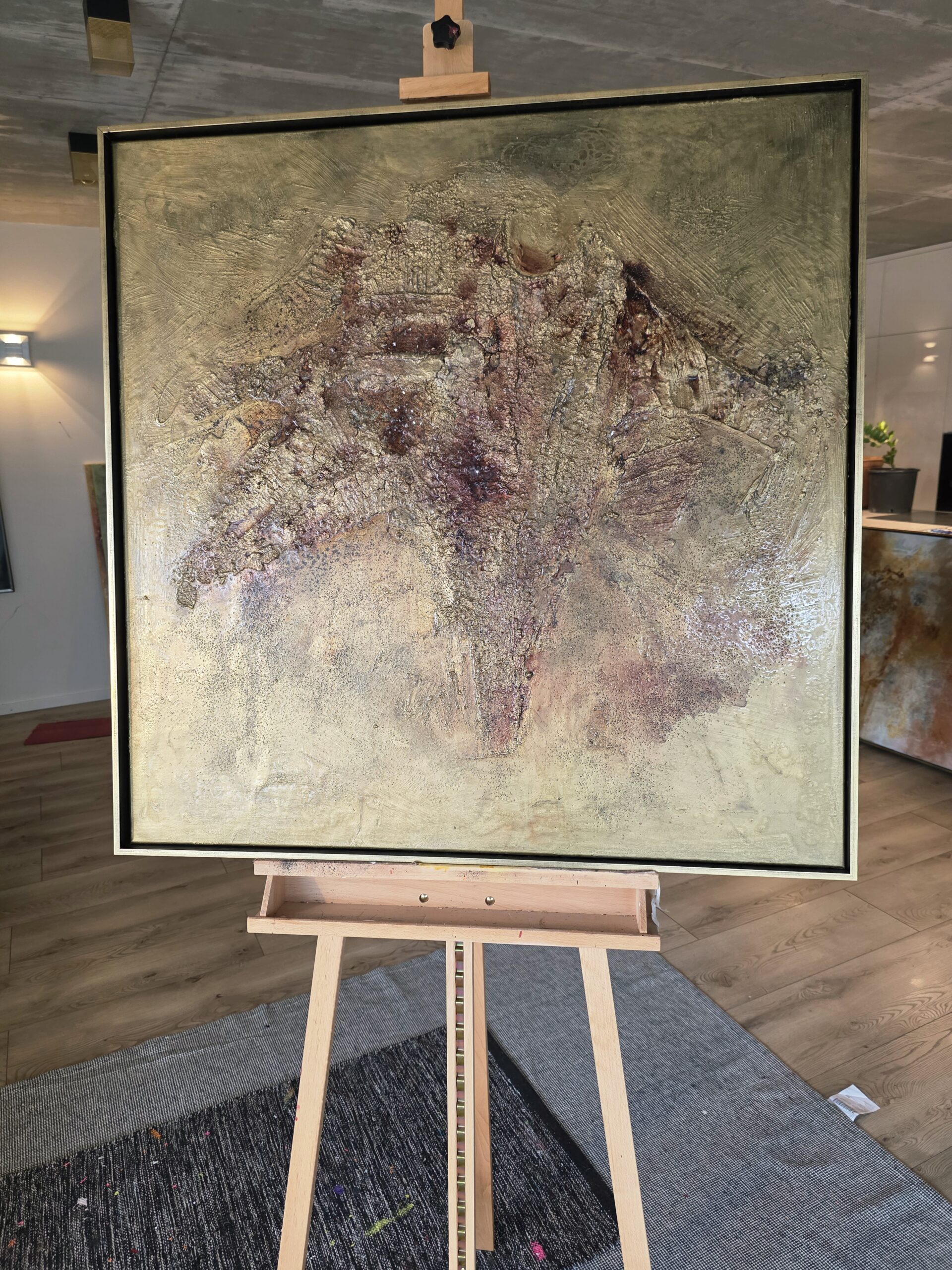 Obraz AUREA RELICTA – moderné abstraktné umenie (100×100 cm) – Obrázok 4