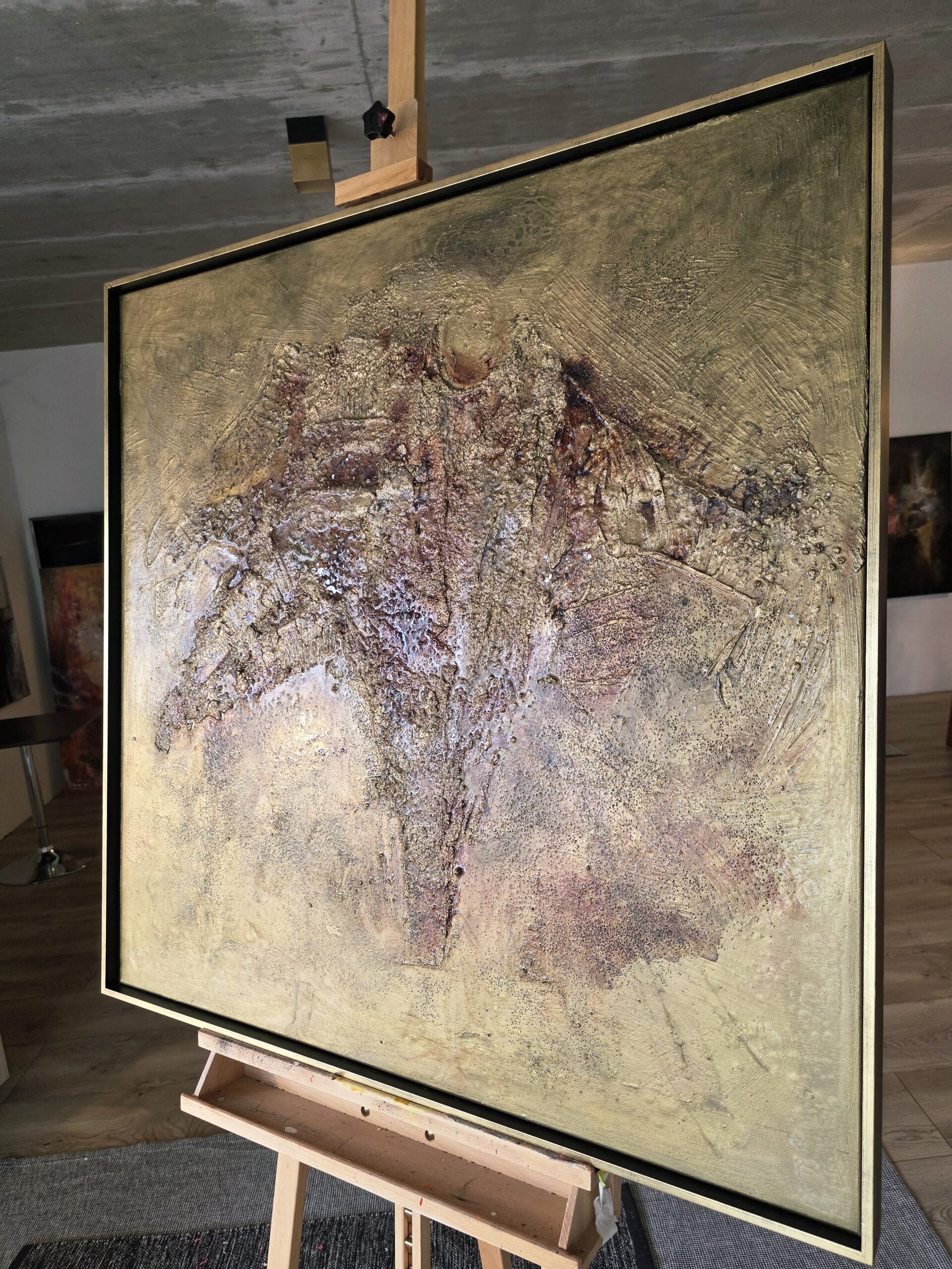 Obraz AUREA RELICTA – moderné abstraktné umenie (100×100 cm) – Obrázok 6