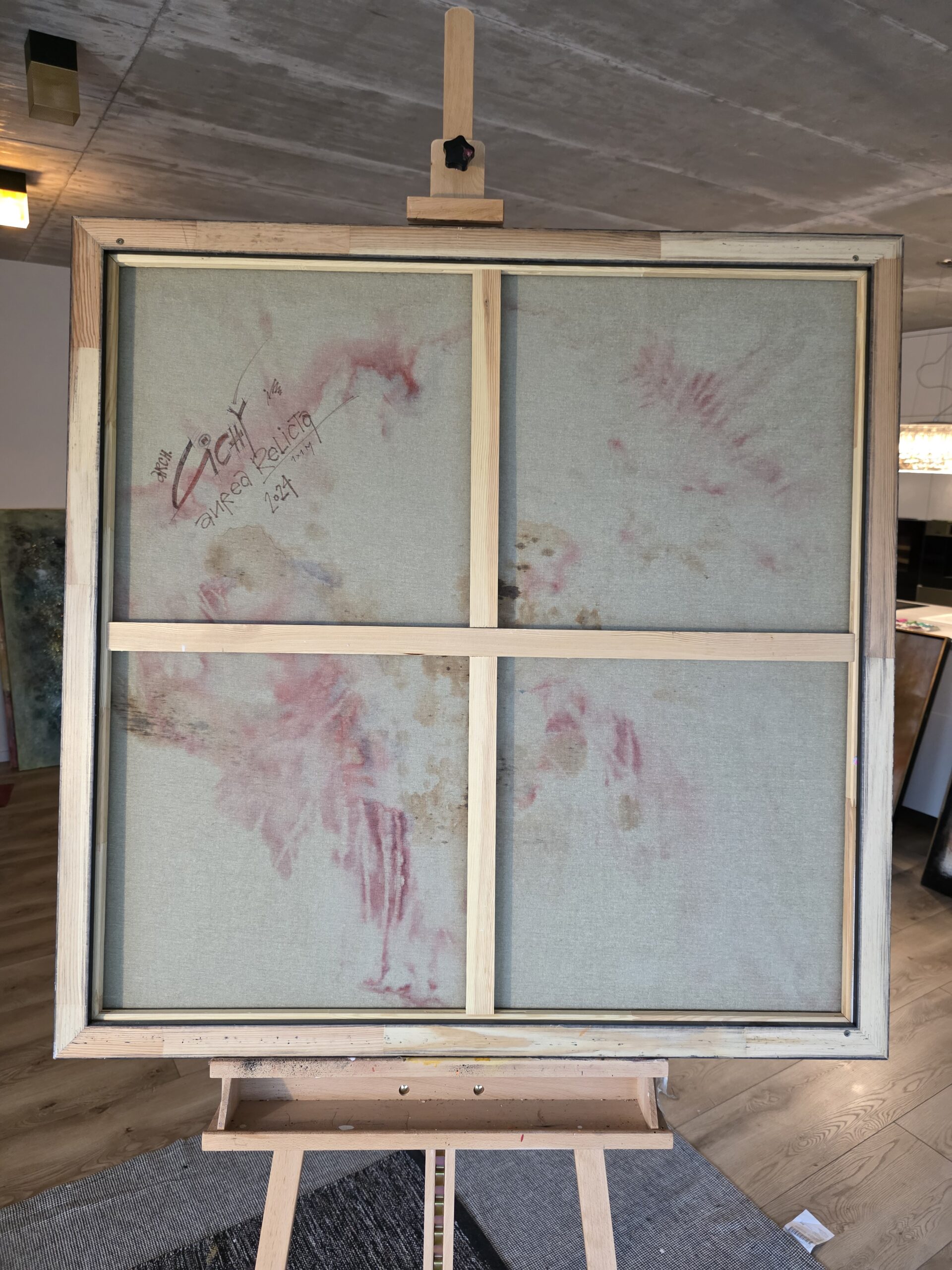 Obraz AUREA RELICTA – moderné abstraktné umenie (100×100 cm) – Obrázok 7