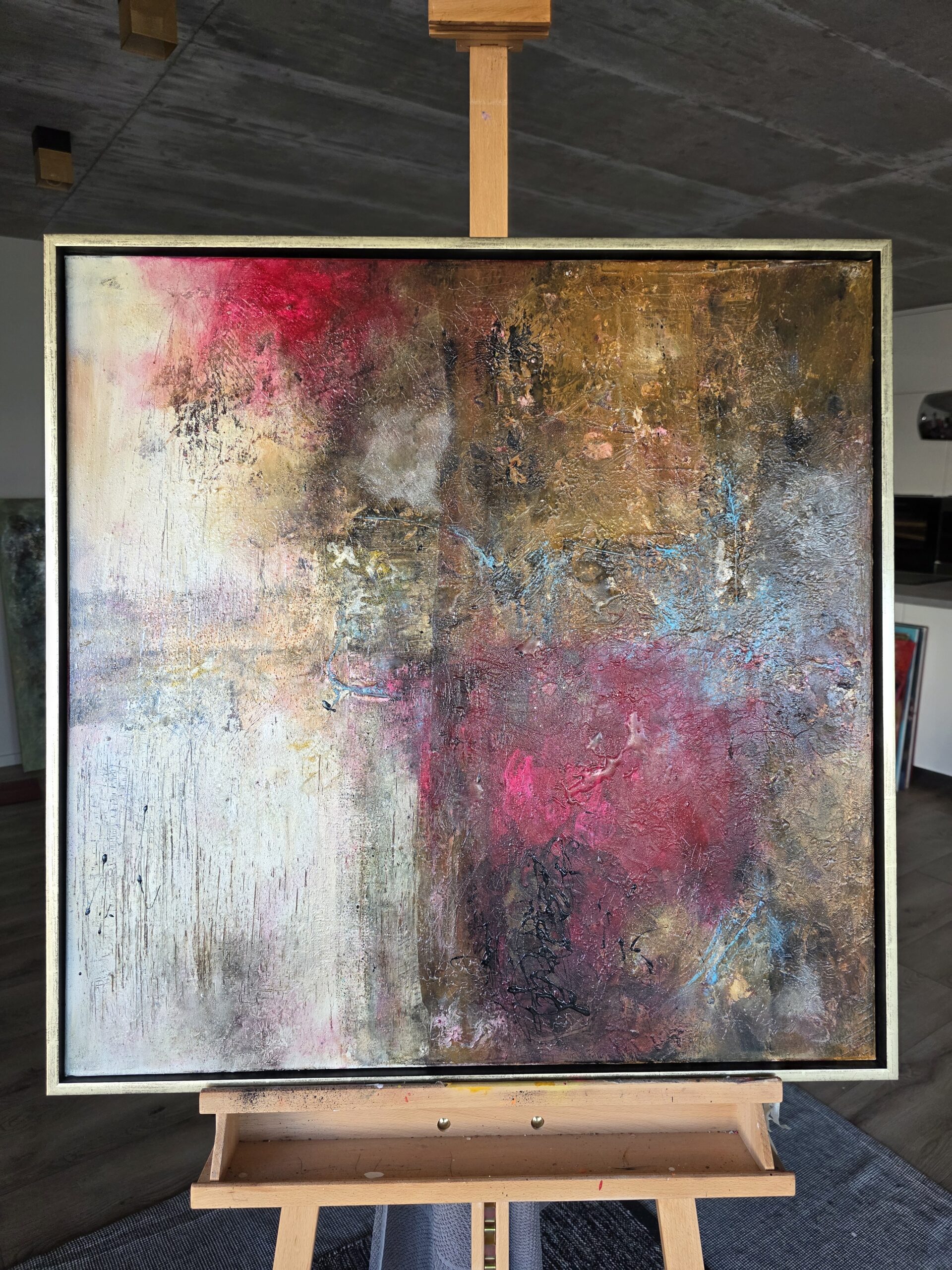 Obraz PLAGUE – moderné abstraktné umenie (80×80 cm) – Obrázok 7