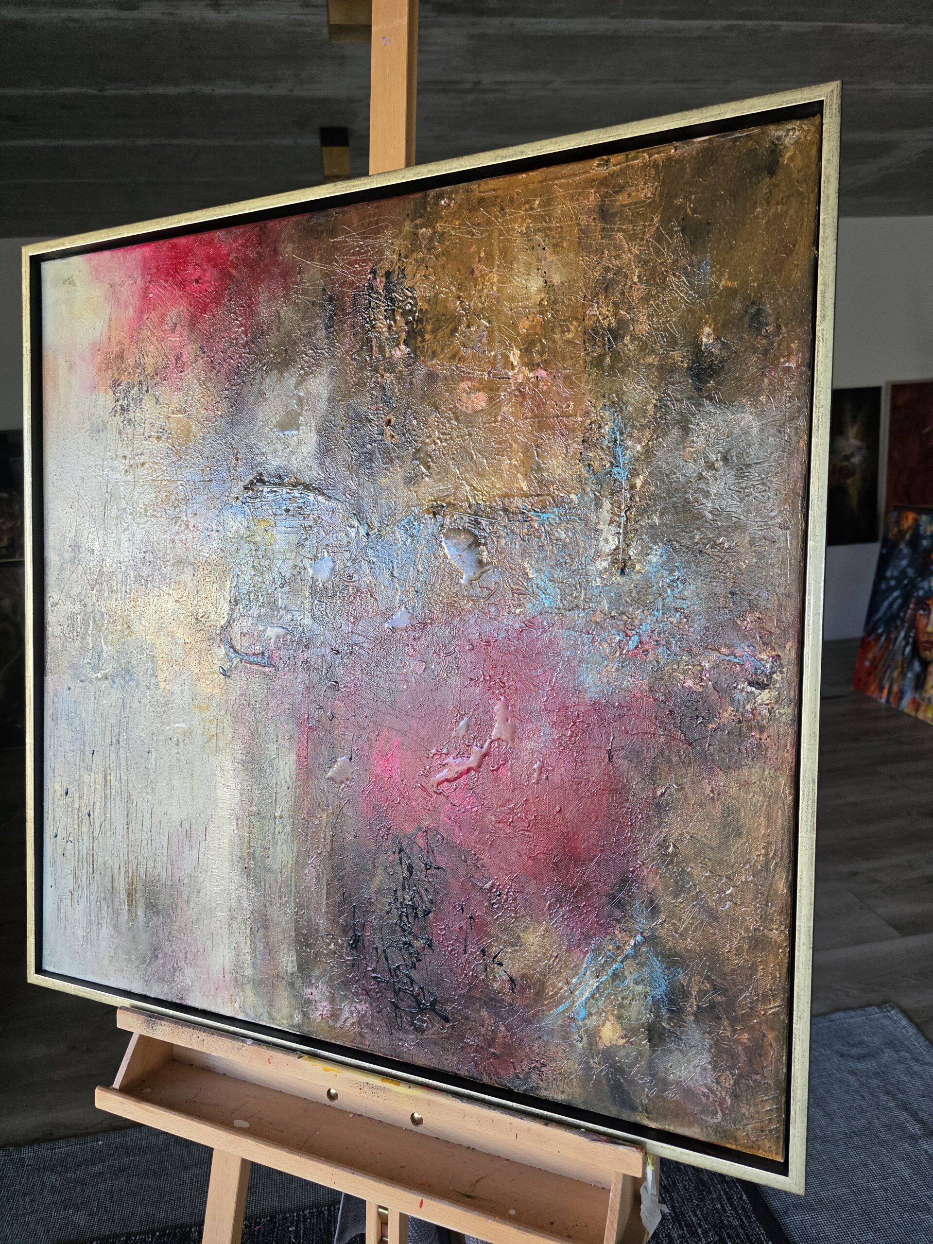 Obraz PLAGUE – moderné abstraktné umenie (80×80 cm) – Obrázok 8