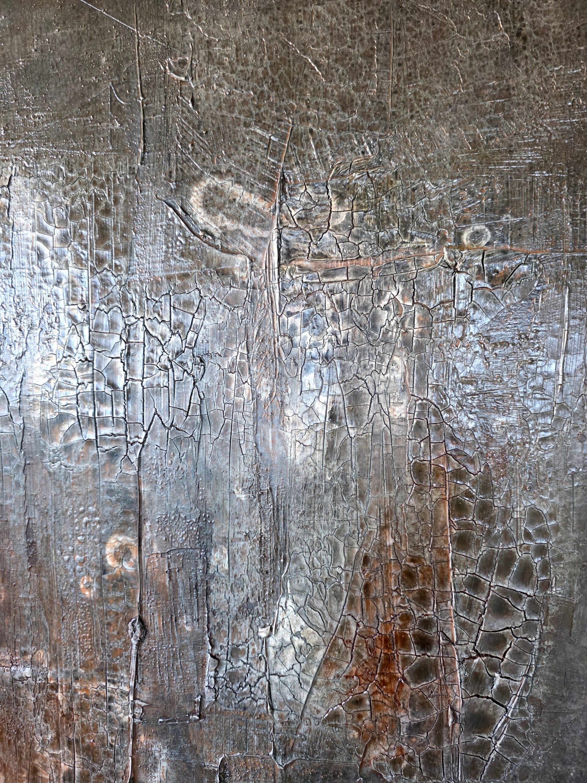Obraz CONCRETE MEMORY – moderné abstraktné umenie (80×80 cm) – Obrázok 3