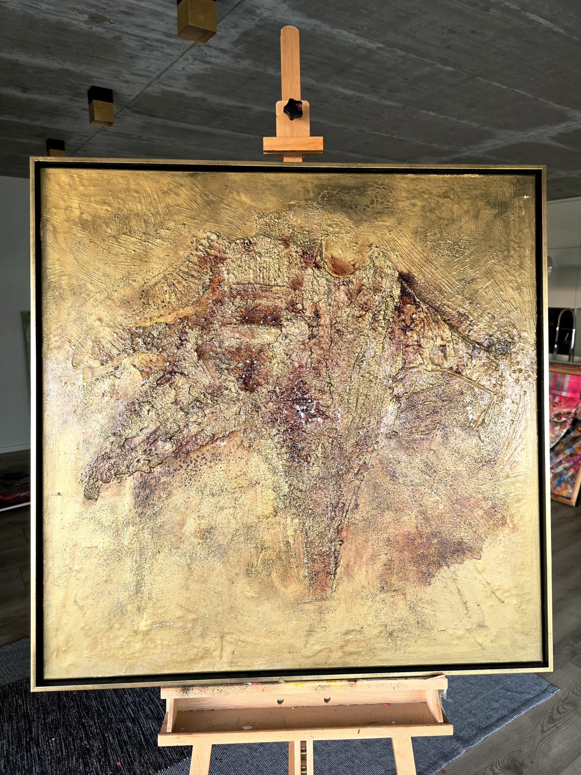 Obraz AUREA RELICTA – moderné abstraktné umenie (100×100 cm) – Obrázok 9