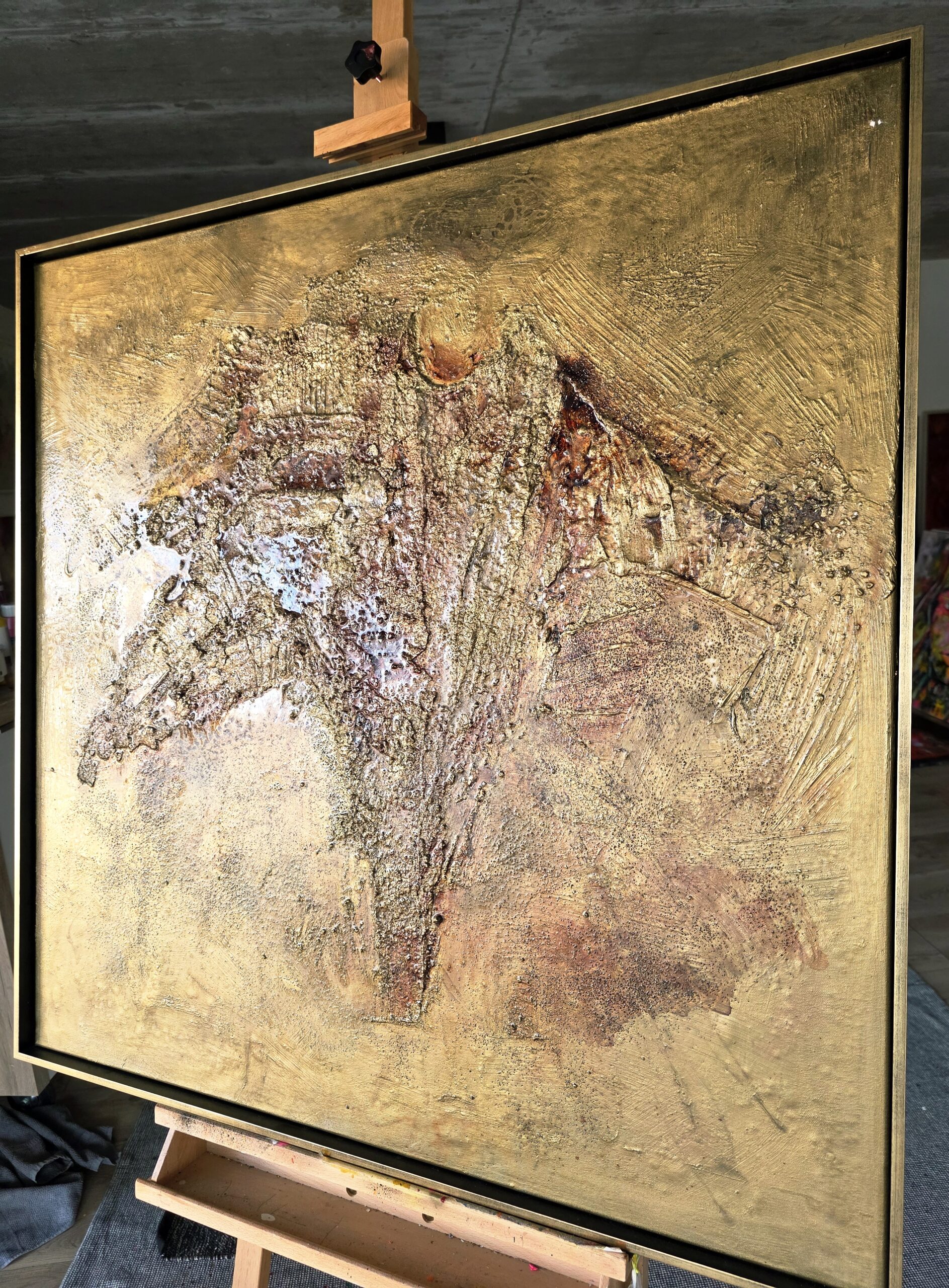 Obraz AUREA RELICTA – moderné abstraktné umenie (100×100 cm) – Obrázok 10