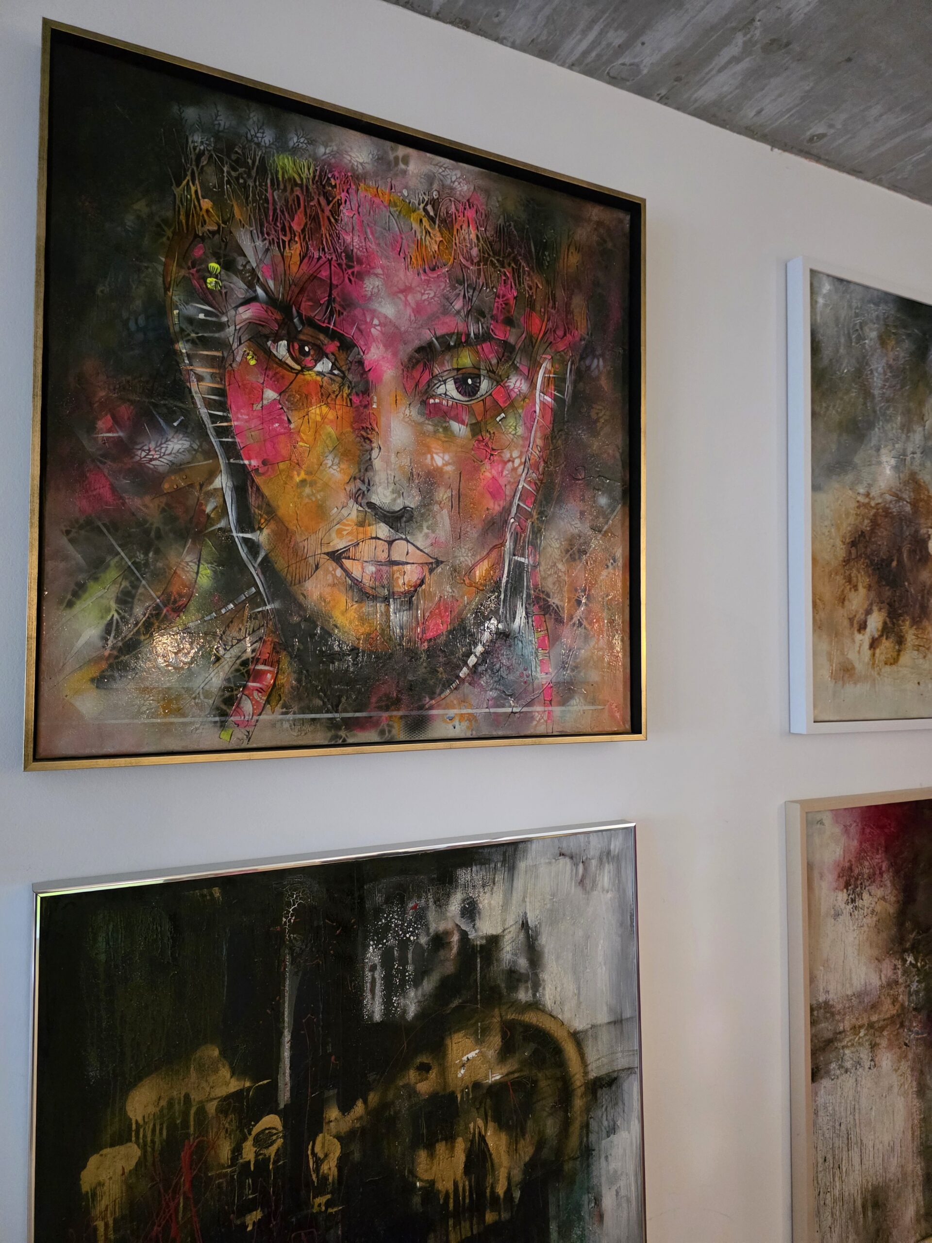 Obraz FRACTURED DIVINITY – moderné abstraktné umenie (80×80 cm) – Obrázok 7