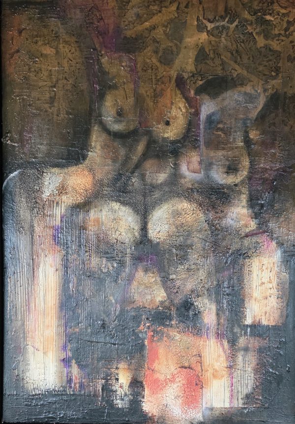 Obraz BENEATH – moderné abstraktné umenie (70×100 cm)