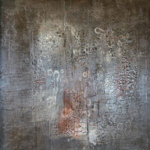 Malerei CONCRETE MEMORY – moderne abstrakte Kunst (80×80 cm)