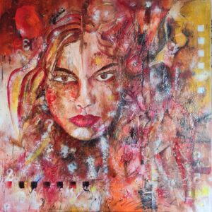 Obraz IZABEL – Moderné abstraktné umenie (100x100 cm)