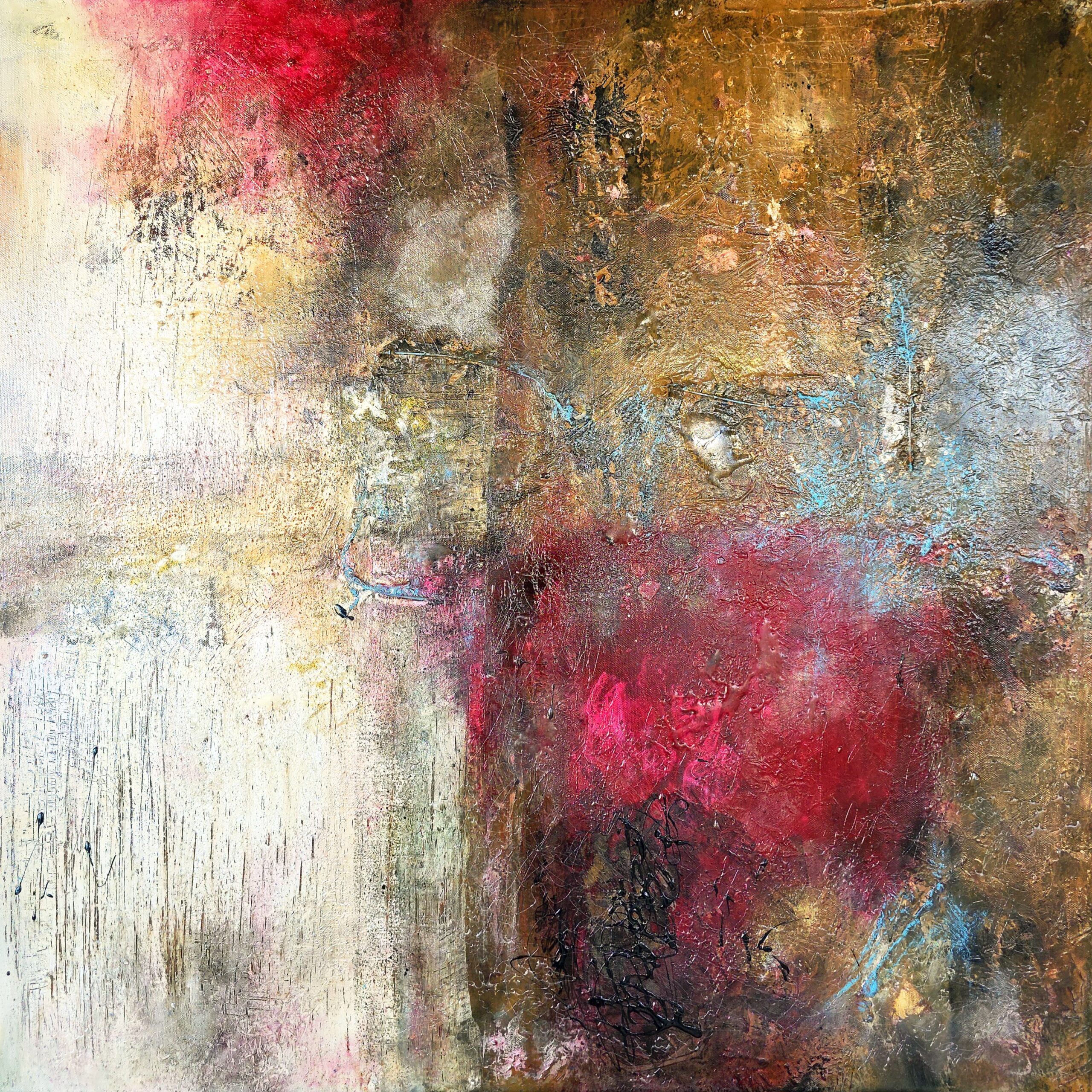 Obraz PLAGUE – moderné abstraktné umenie (80×80 cm)