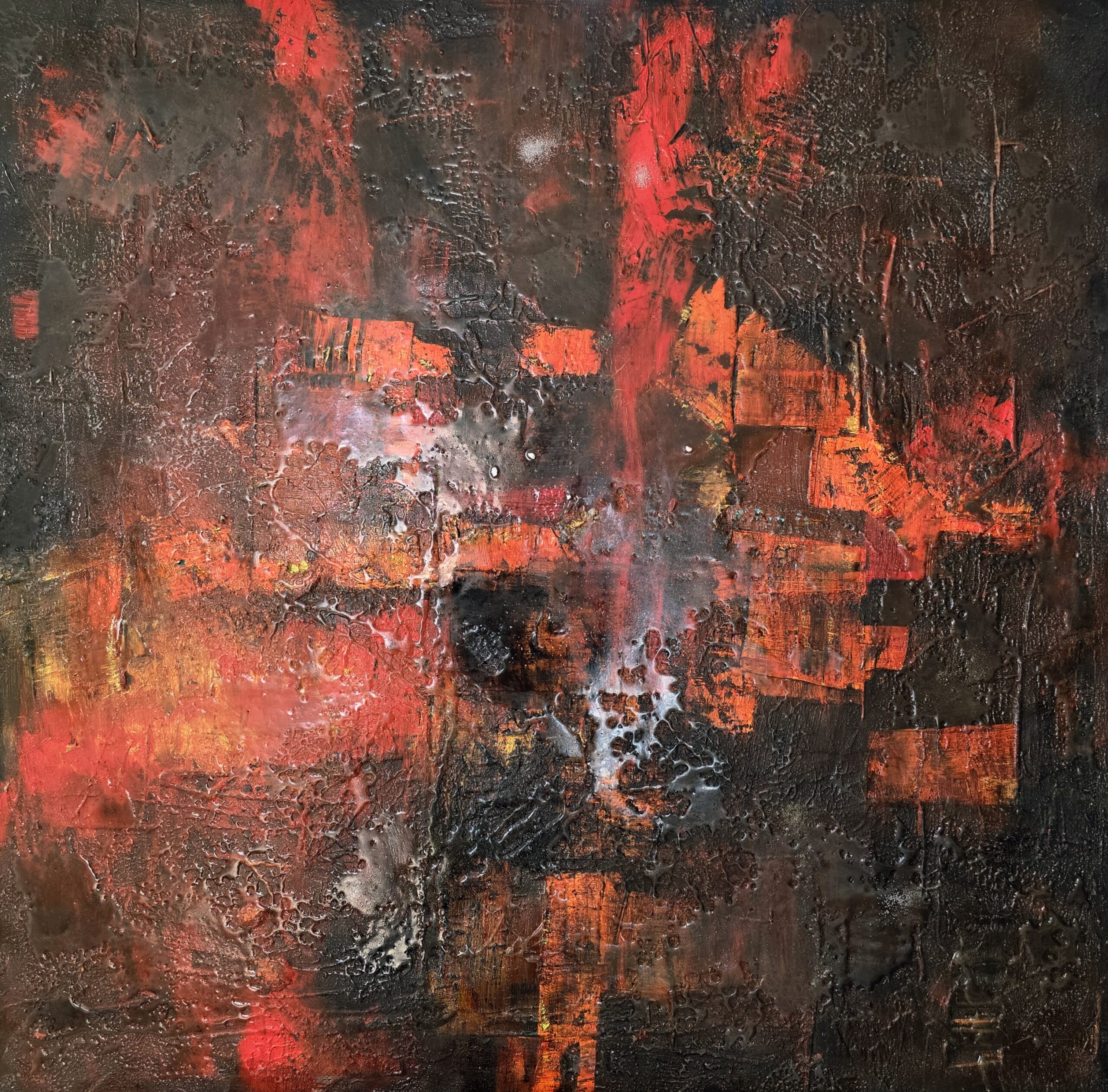 Obraz PURGATORY (moderne abstraktné umenie) (100×100 cm)