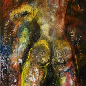 Obraz SCORCHED BODY – moderné figuratívne abstraktné umenie (70×140 cm)